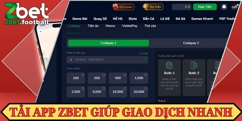 Tải app nhà cái giúp bạn giao dịch nhanh chóng hơn